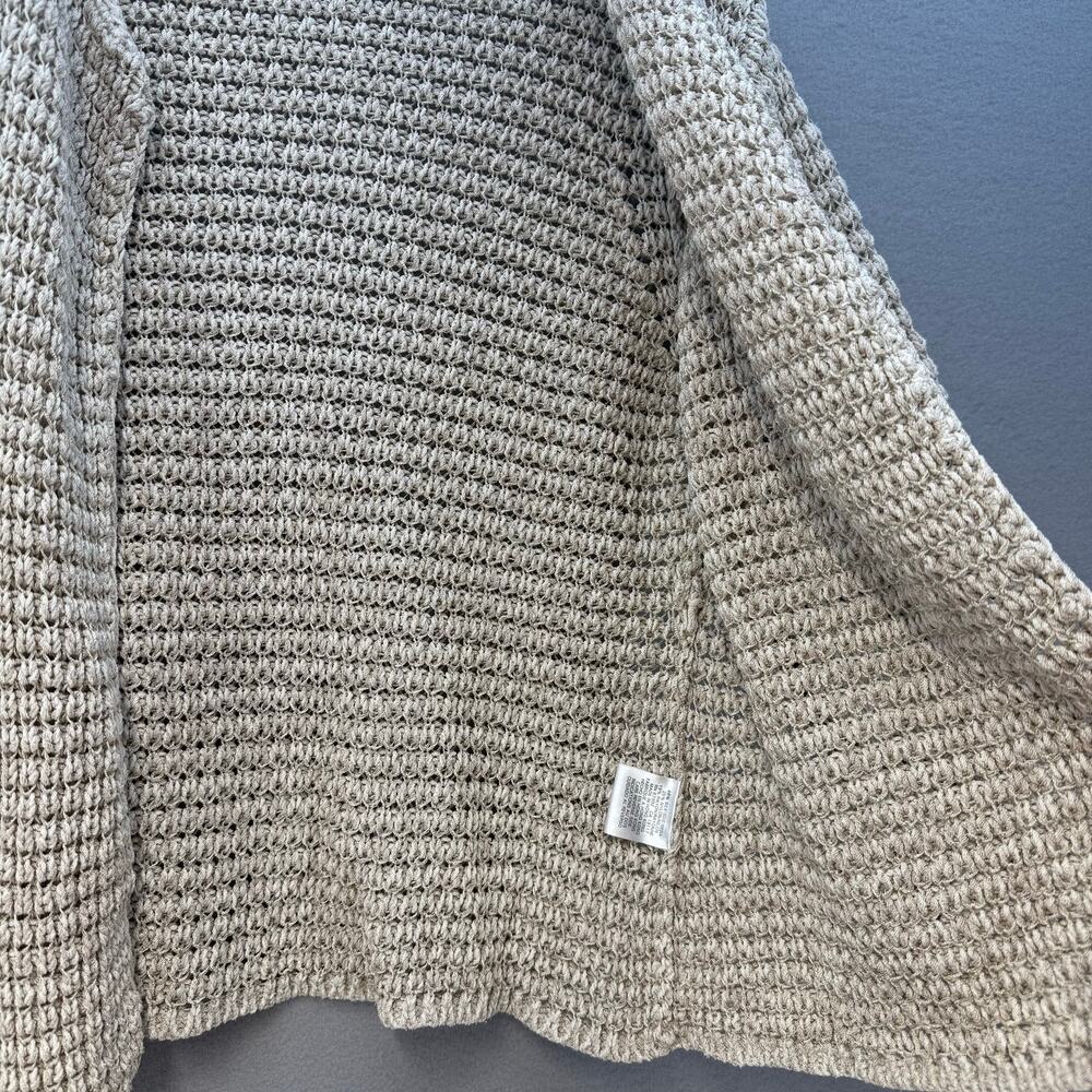 Sigrid Olsen Cardigan Women's L Beige 46% Silk Neutral Business Casual Sweater - Picture 3 of 10